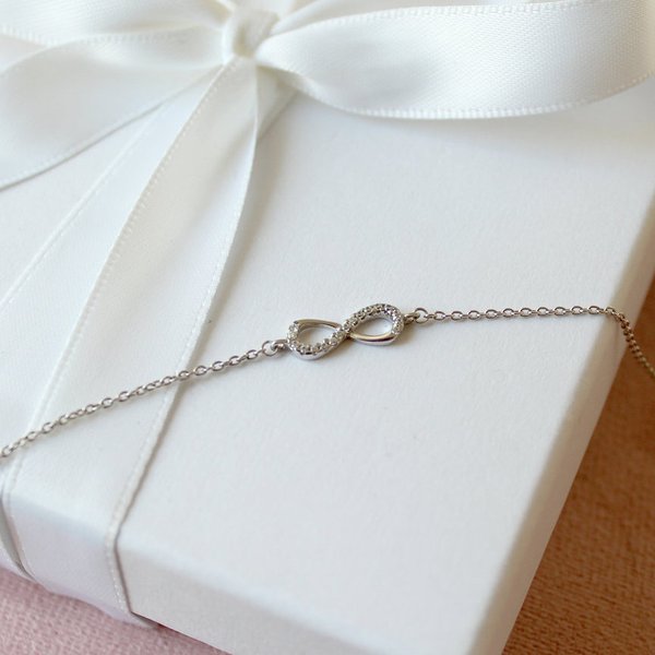 Infinity Armband 925 Sterling Silber